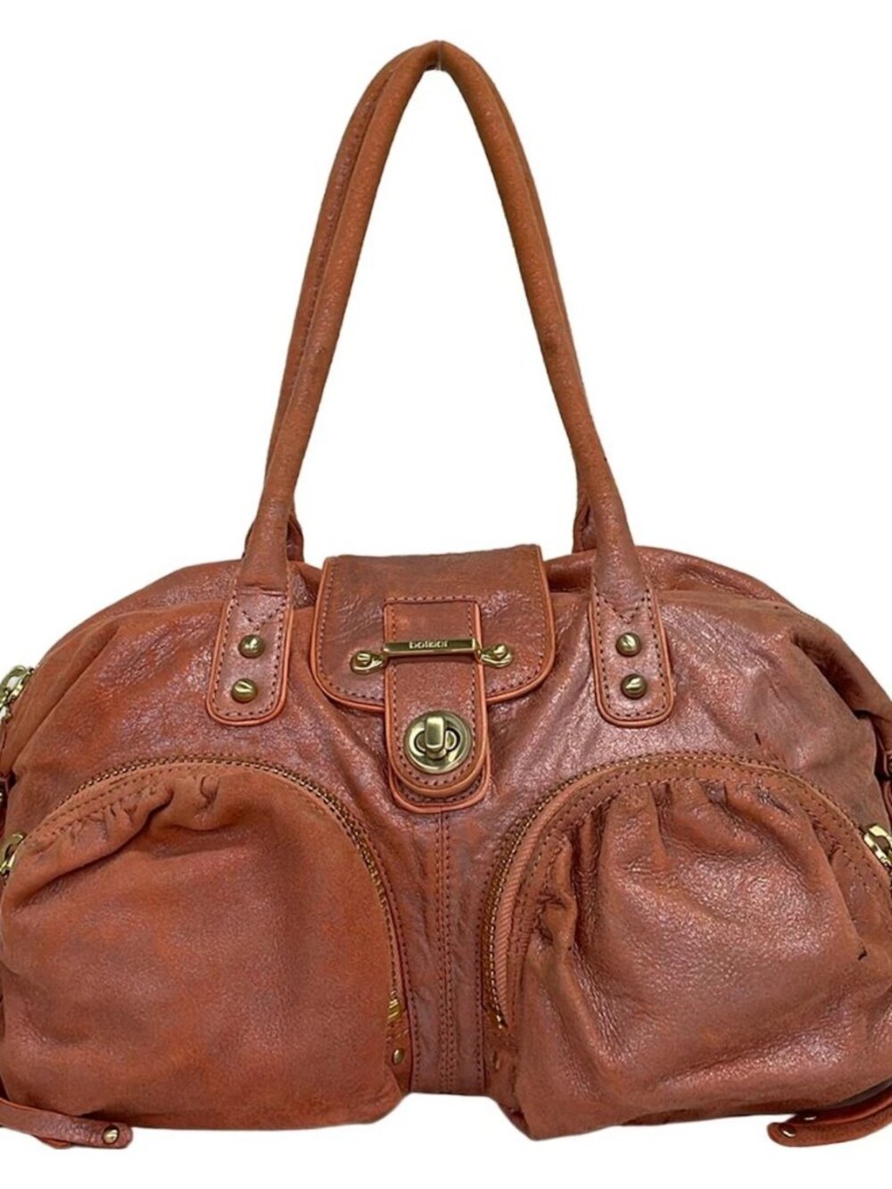 botkier Pink Silver Suede Shoulder Bag